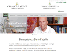 Tablet Screenshot of dariocabello.com